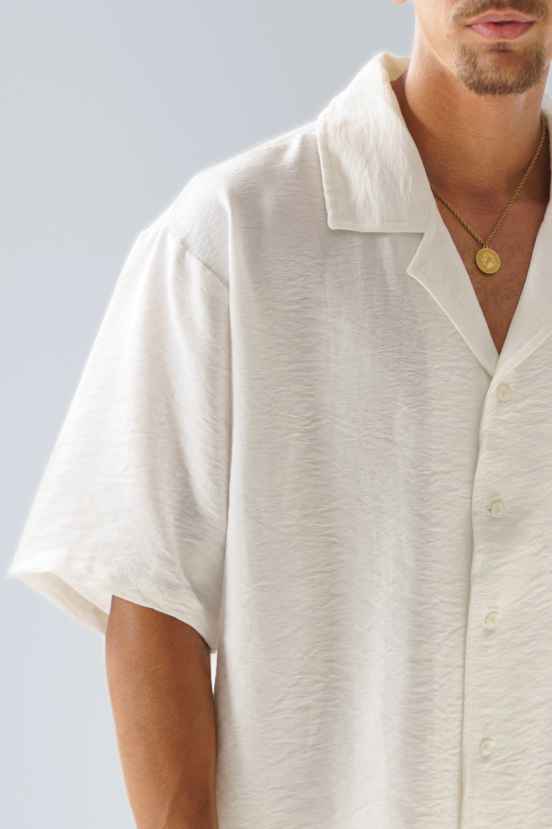 Off-White Linen Shirt