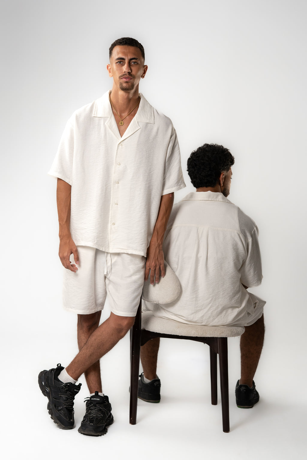 Off-White Linen Set