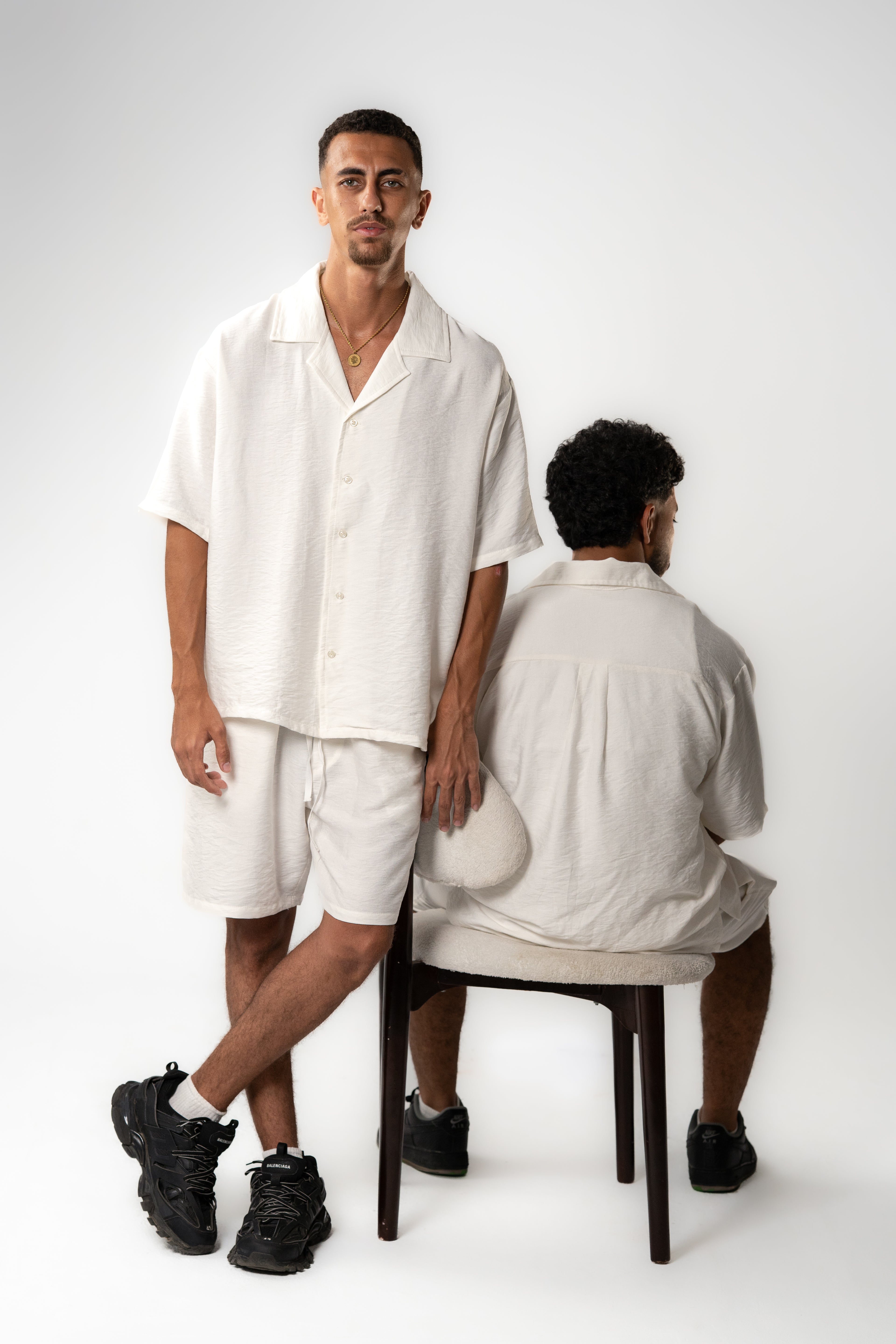 Off-White Linen Set